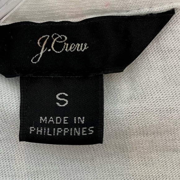 J.Crew White wrap long sleeve top size S - Picture 6 of 8